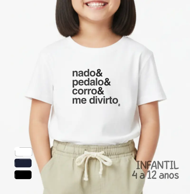 Camisa Infantil Nado Pedalo Corro