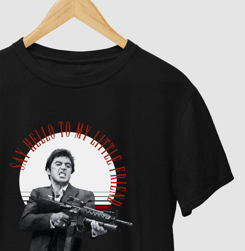 Camiseta Say Hello to My Little Friend - Scarface