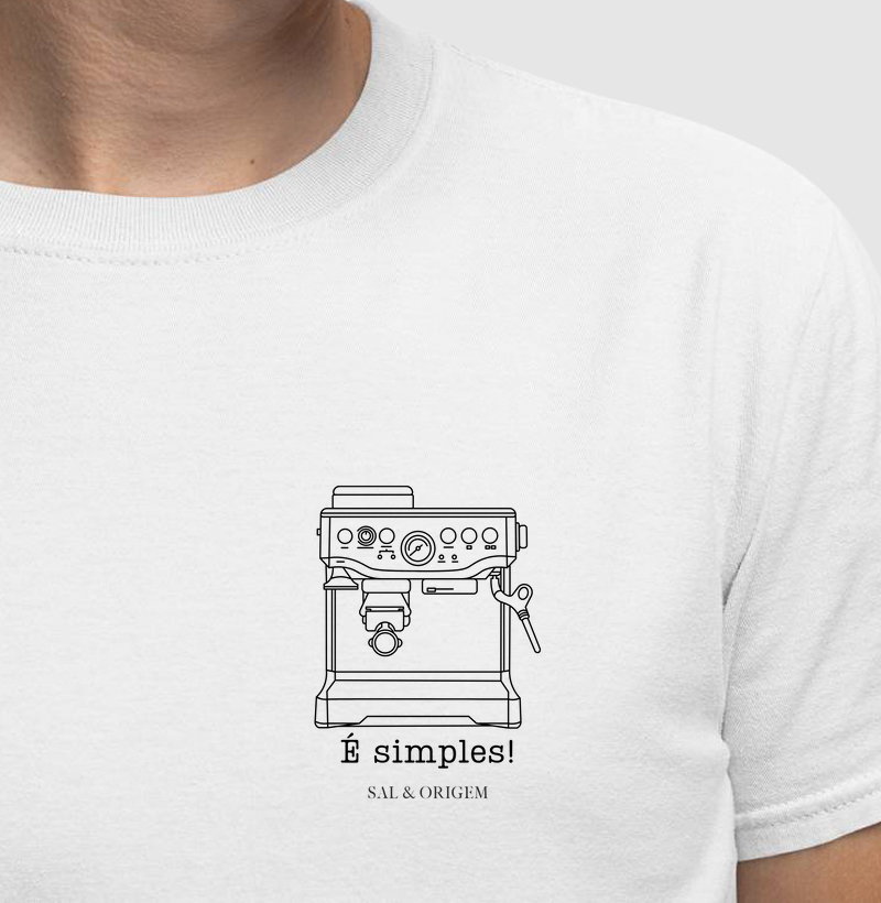 É simples -> café