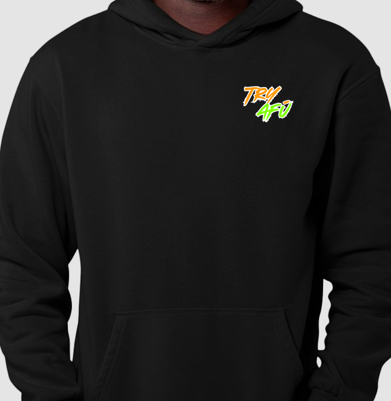🔥🚀 Hoodie Slim Try Afú – O moletom canguru da TRY AFÚ Com Estampa Minimalista no Peito – Discrição Sem Deixar de Representar a Cultura Das ruas! 🔥🚀