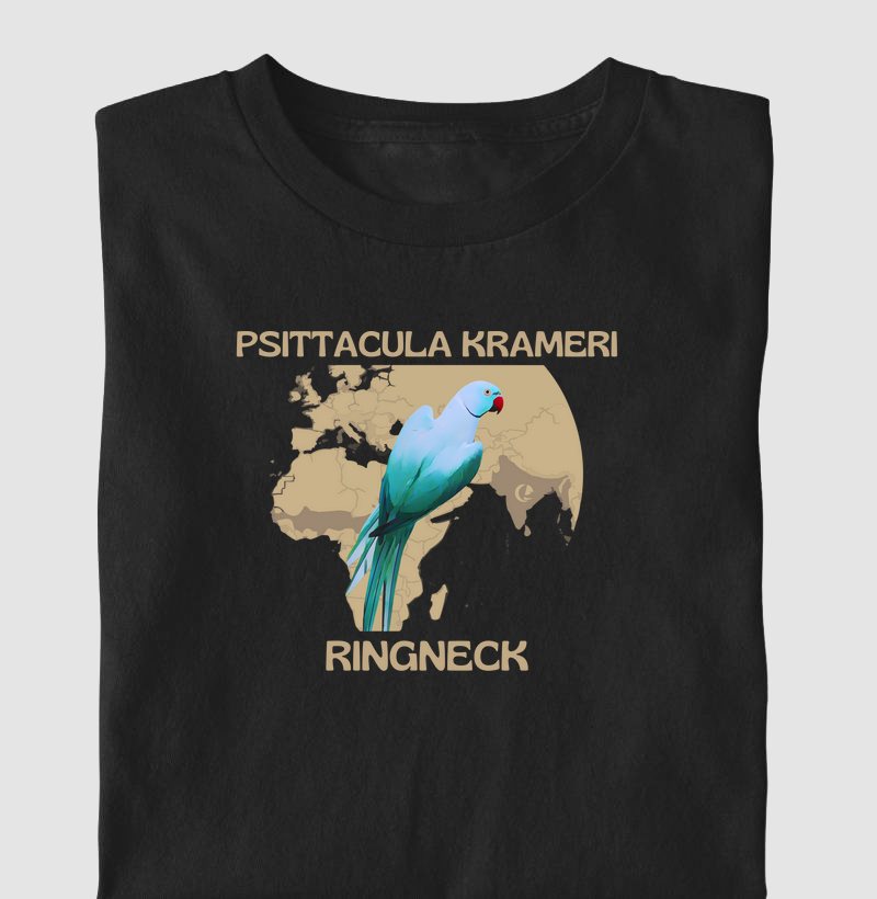 Camiseta - Ringneck Psittacula Krameri
