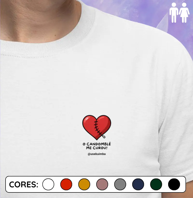 O candomblé me curou - minimalista