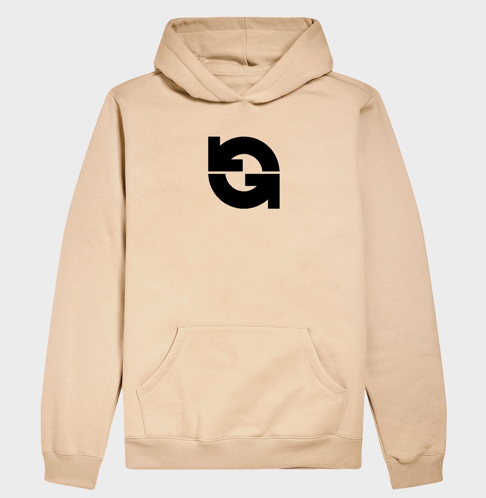 Moleton Capuz Logo Preto