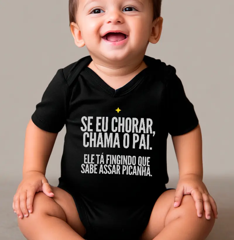Body Infantil - Se eu chorar, chama meu pai