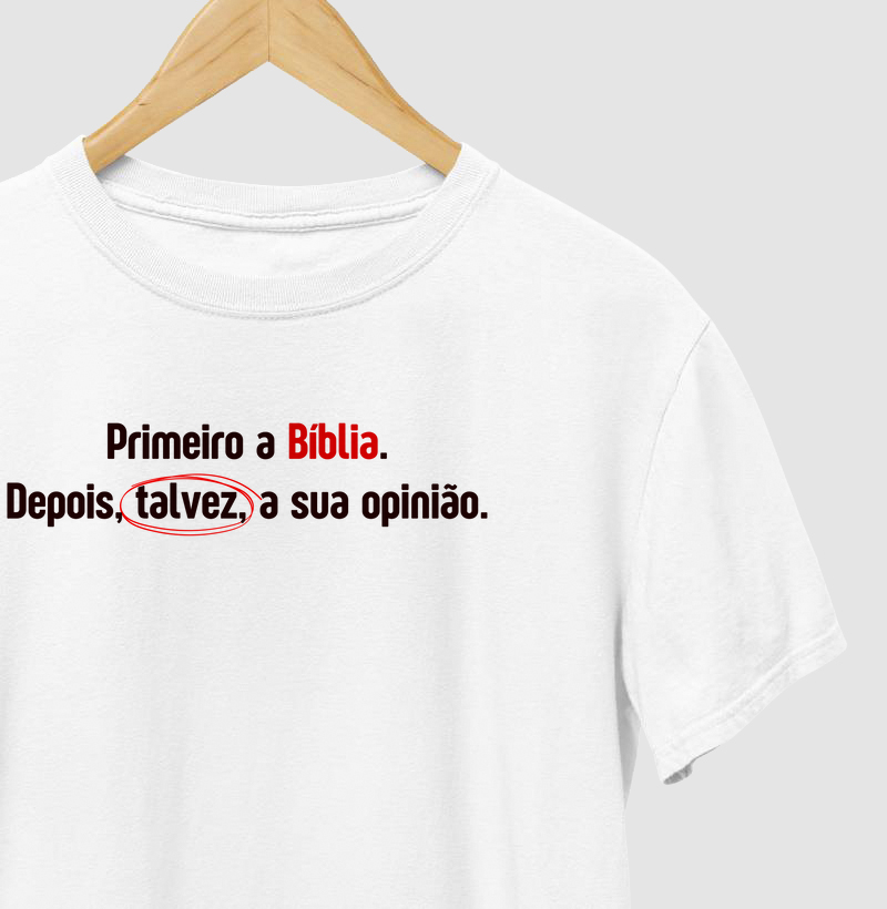 Primeiro a Bíblia