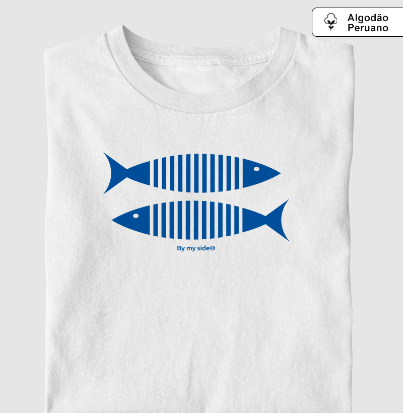 Sardinhas Azuis 02 - Algodão Peruano