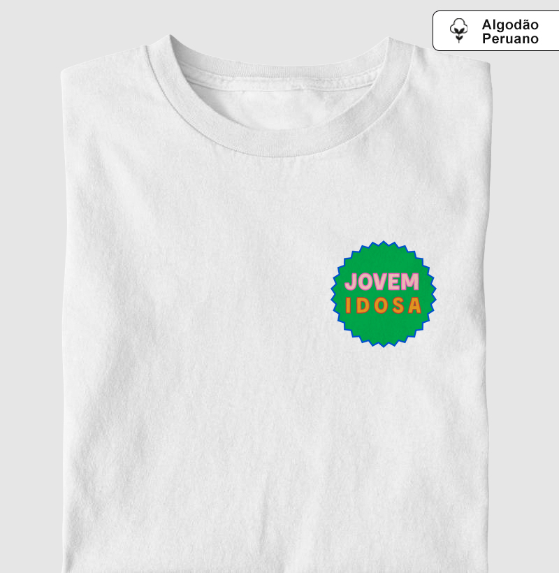 Camiseta Selo Jovem Idosa Pima