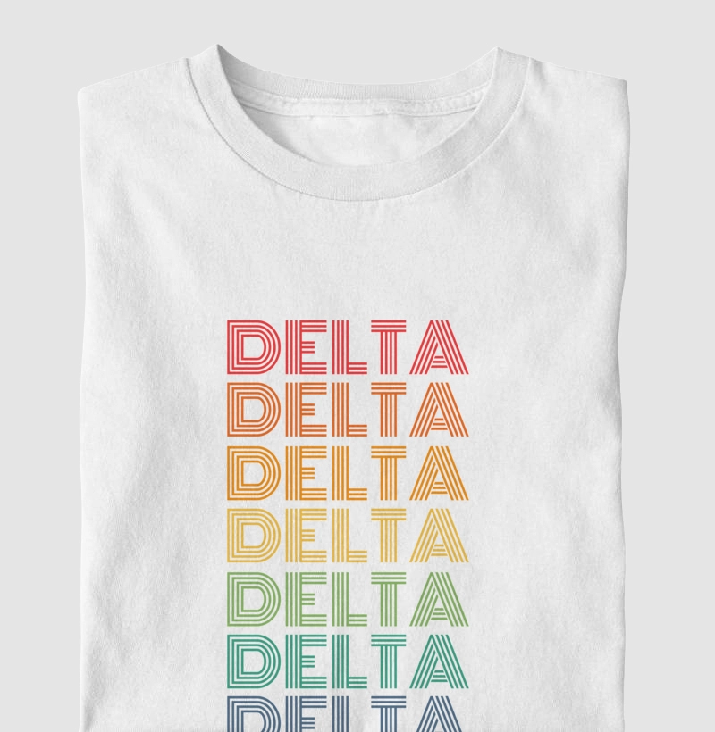Delta Letreiro Retrô
