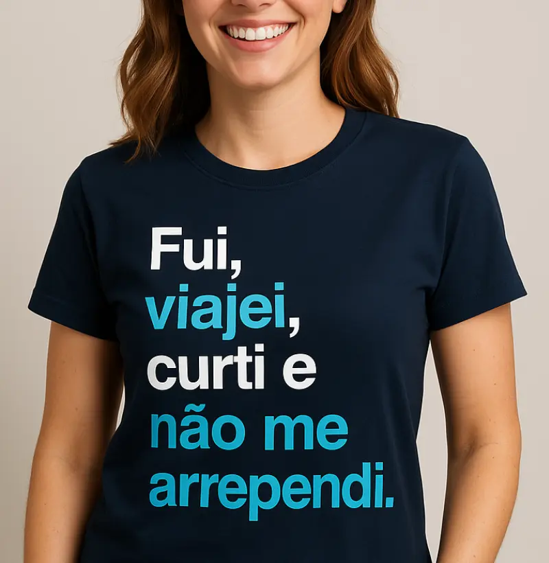 E não me arrependi