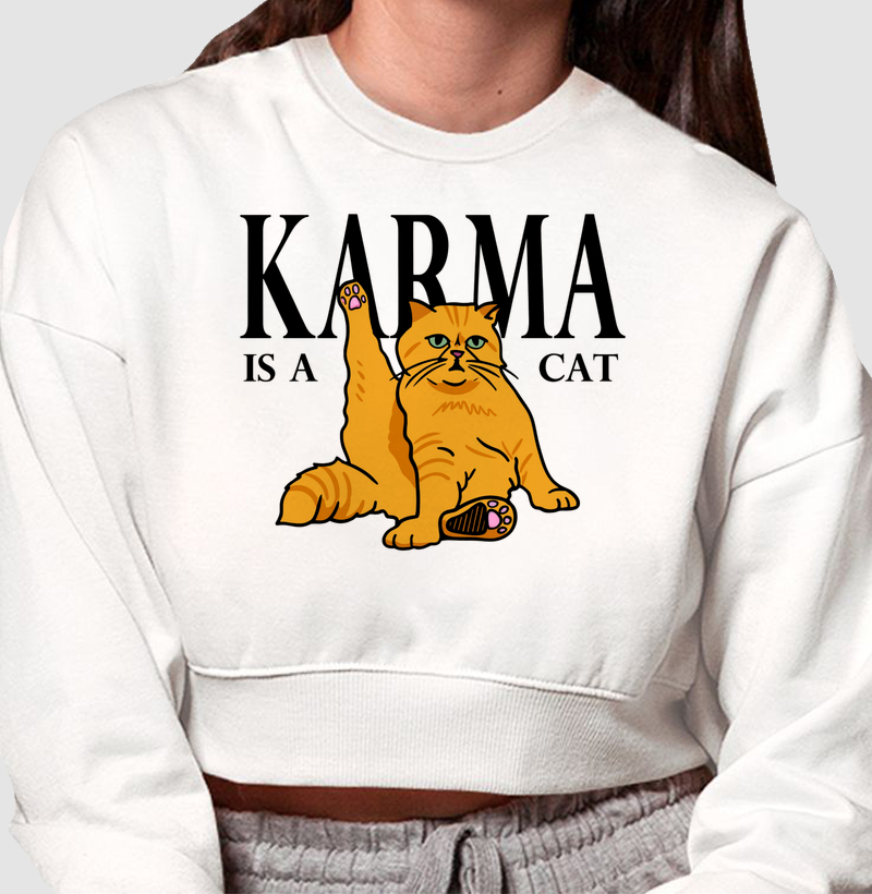 Karma is a cat