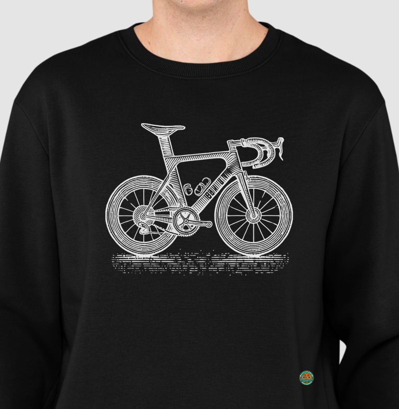 BICICLETA corrida xilogravura