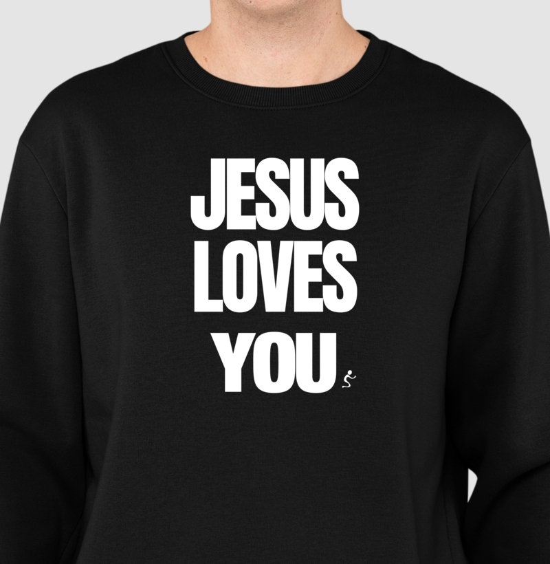 Moletom Jesus Loves You