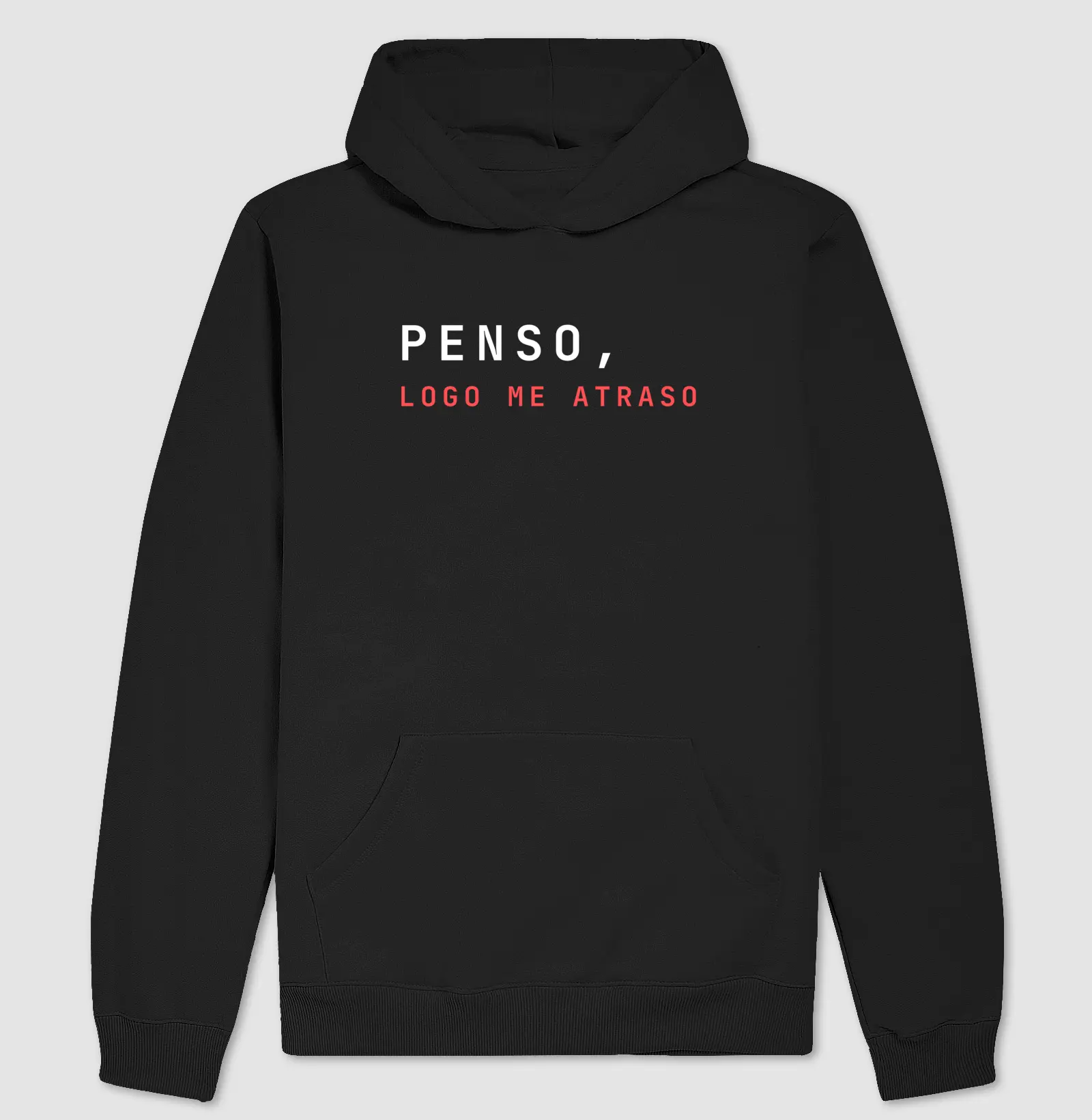 Penso, Logo me Atraso