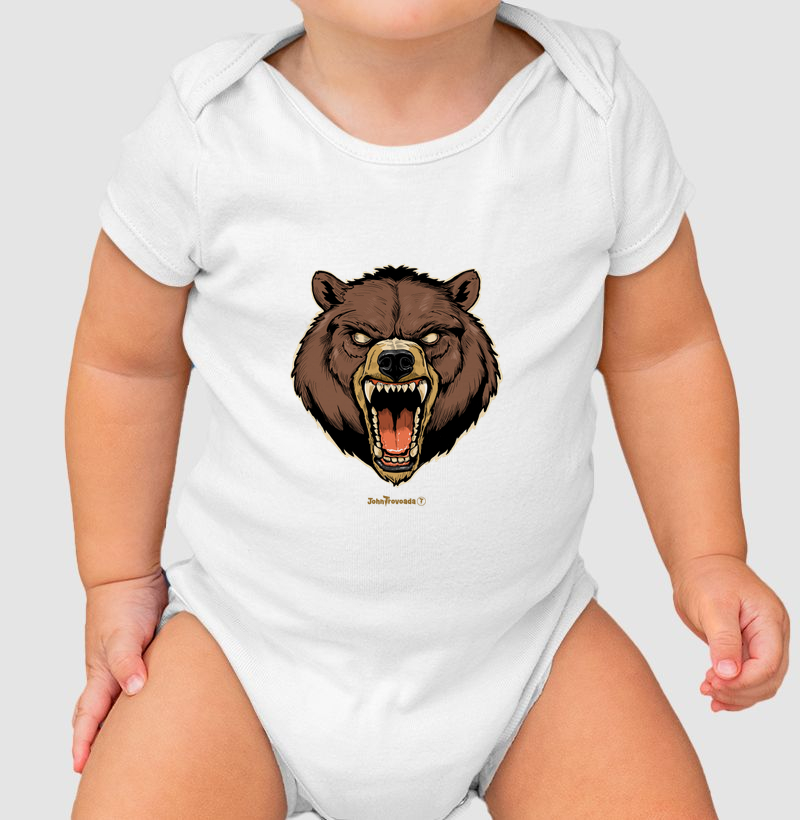 Body Bebê Urso