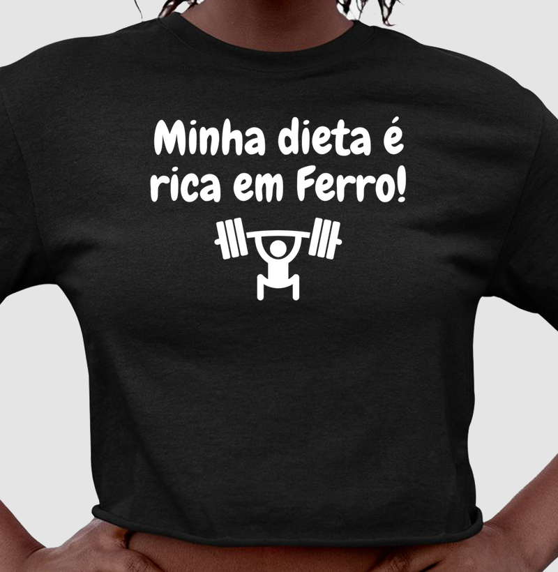 Camiseta Dieta rica em Ferro