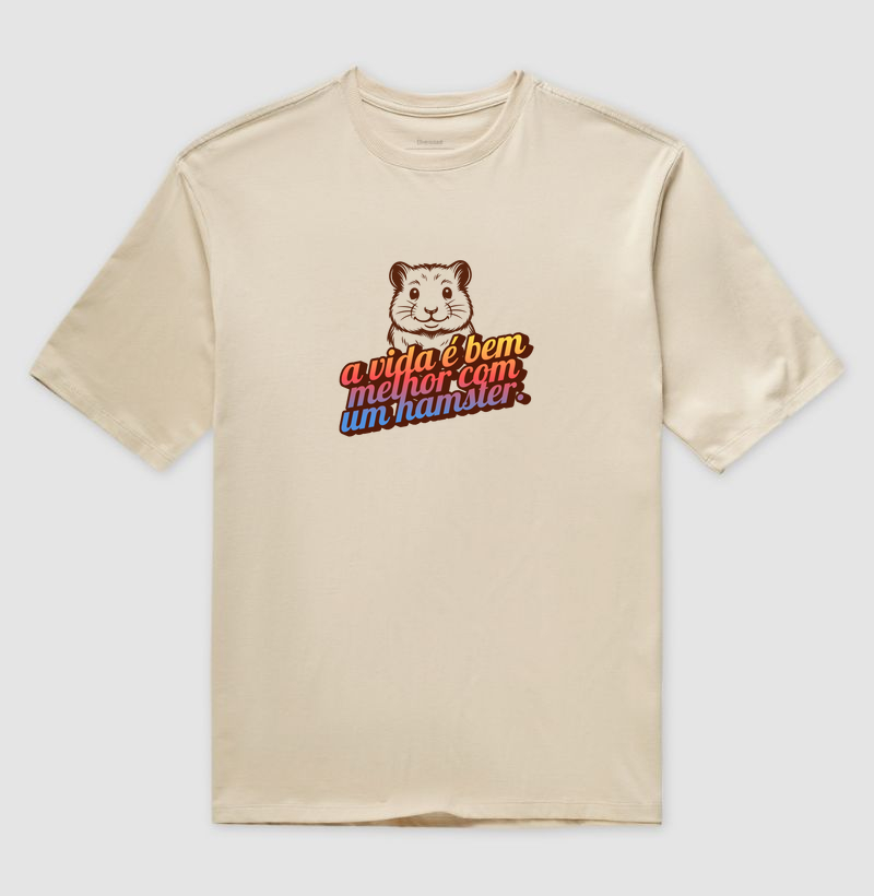 A vida é bem melhor com um hamster