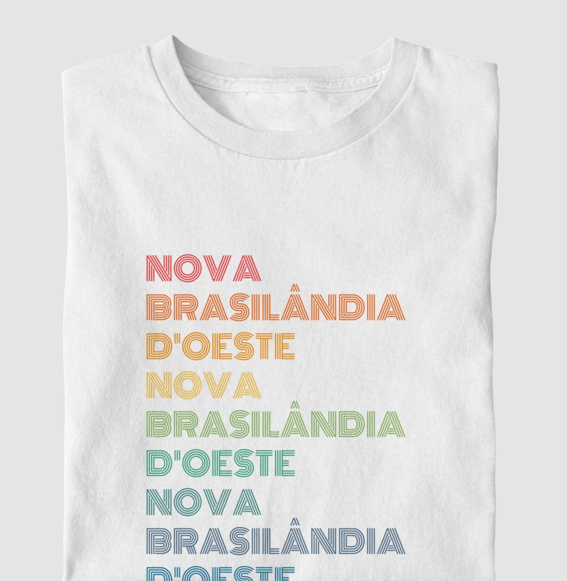 Nova Brasilândia d'Oeste Letreiro Retrô