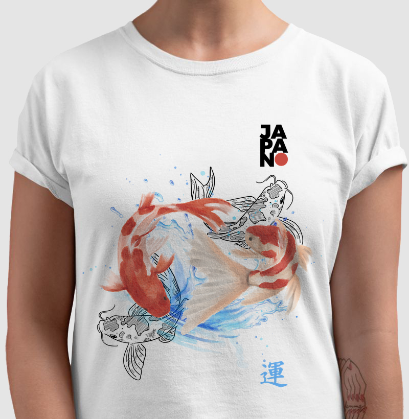 Cami Clássica — Peixes Koi²