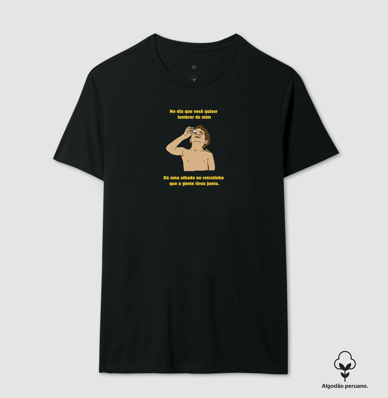 Camiseta de Algodão Peruano "Retratinho"