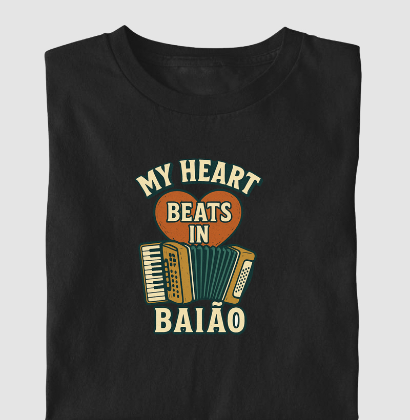 My heart beats in baião
