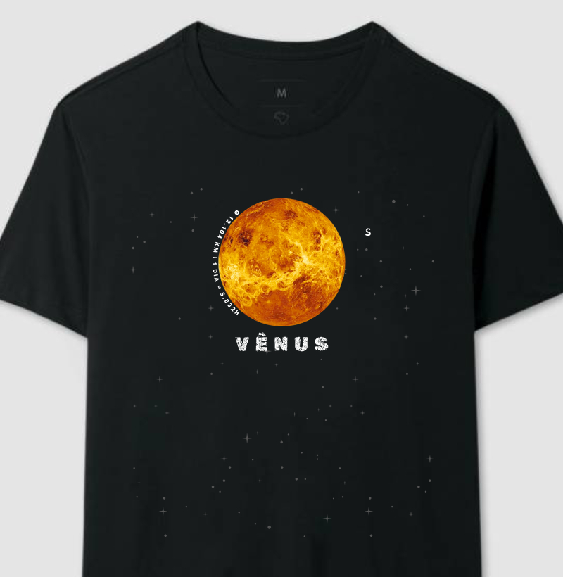 Vênus, a Estrela do Amanhecer. Camiseta Supernova Estampada 