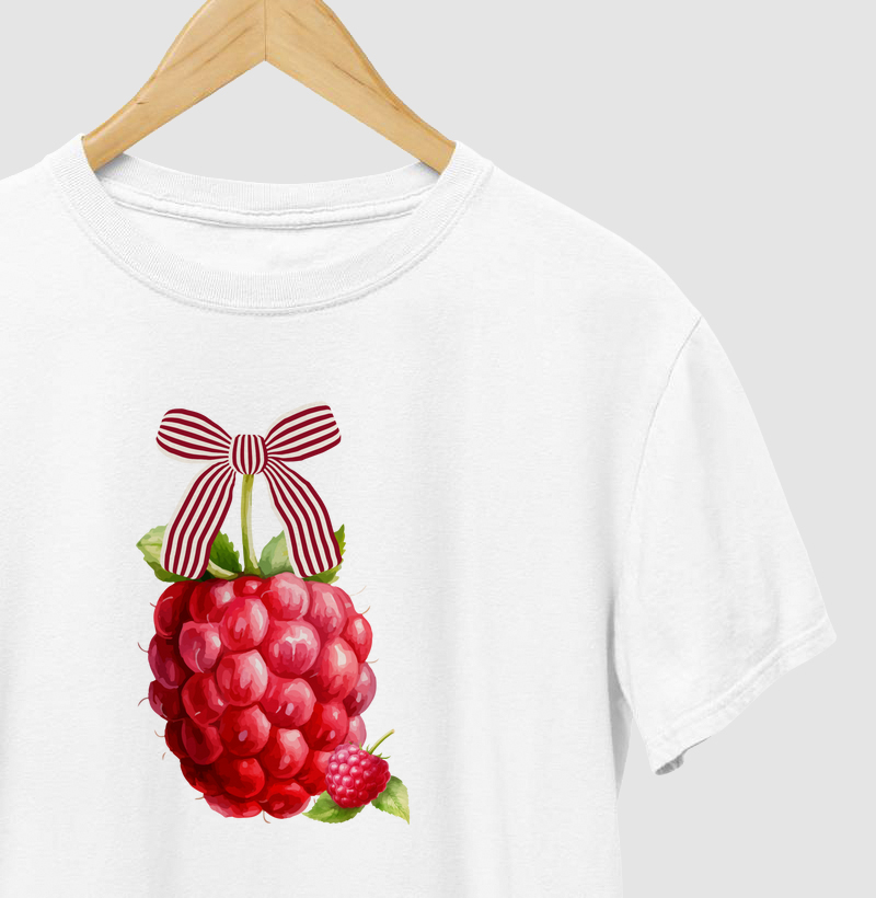 T-shirt framboesa