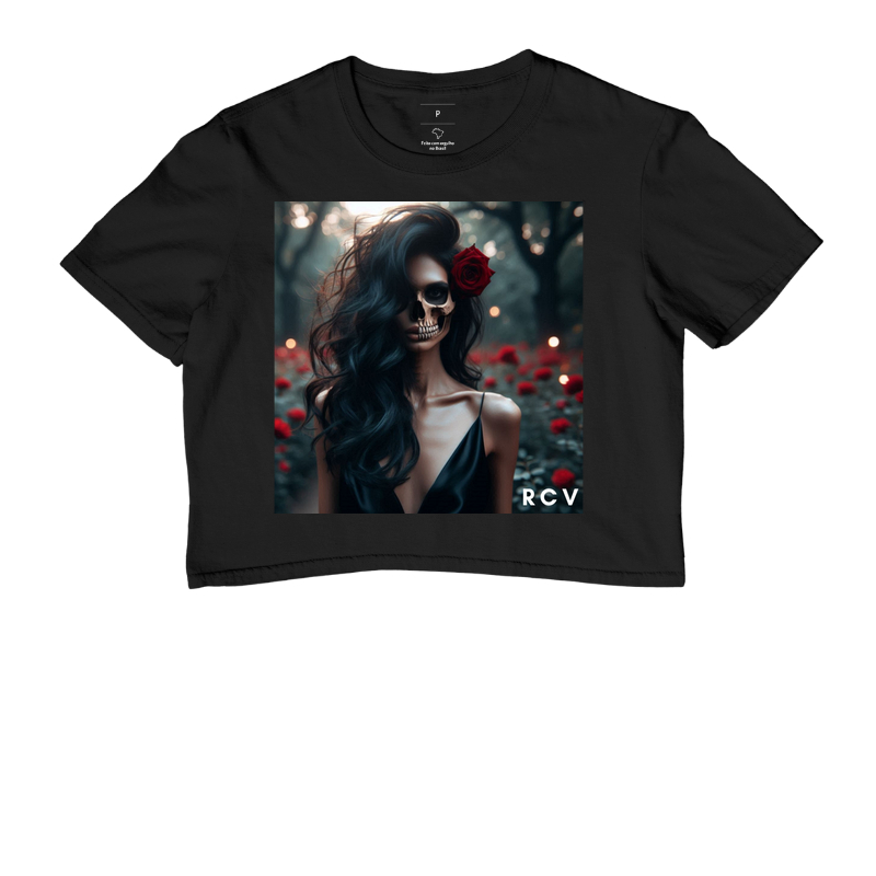 Camiseta RCV Rosa Caveira Intensidade