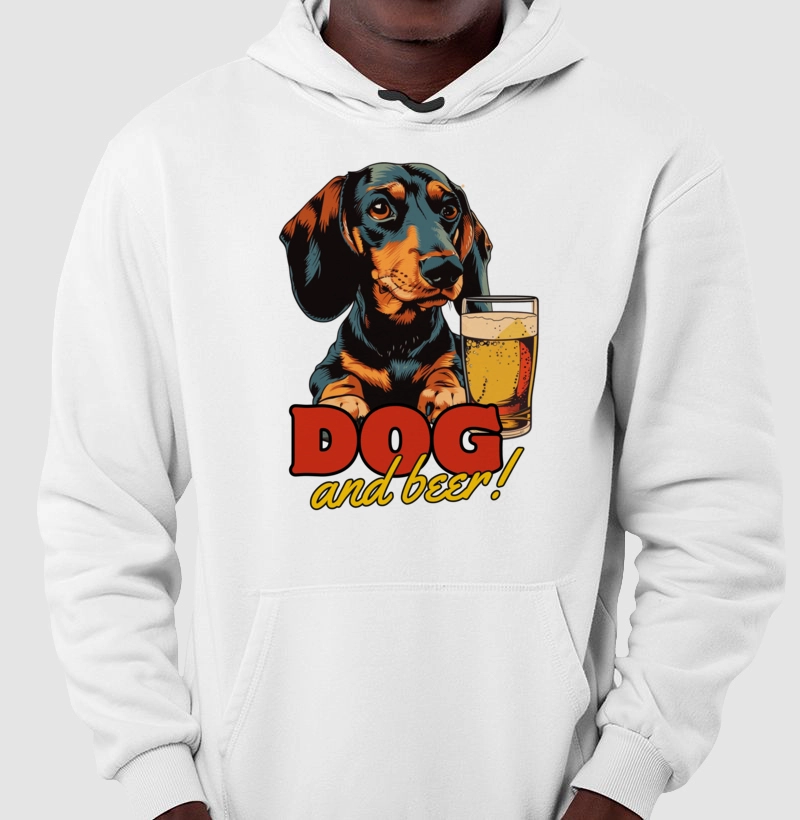 Moletom Dog and beer