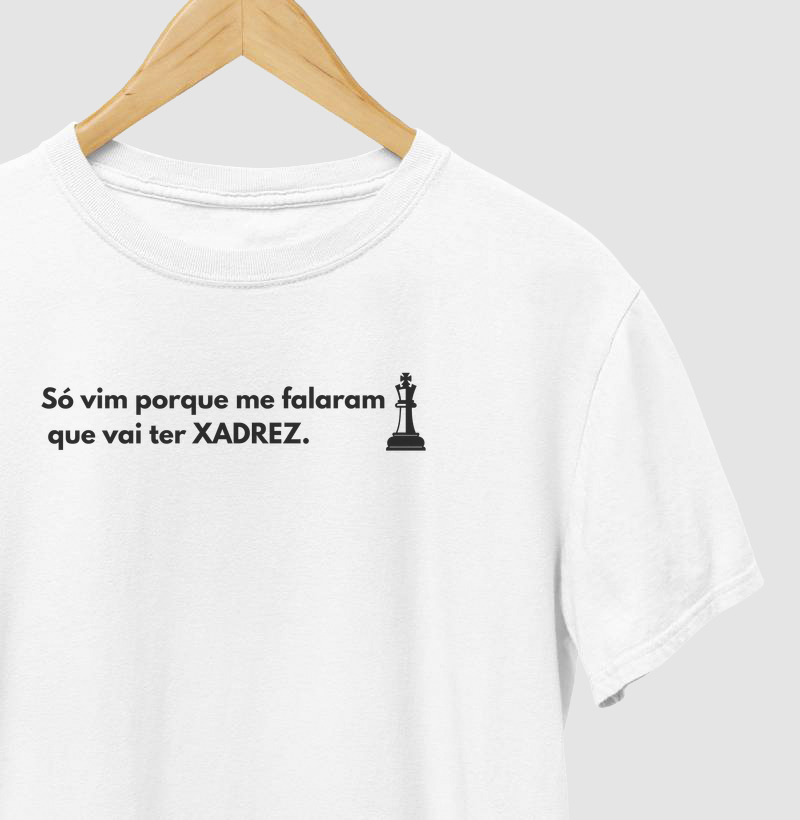 Falaram que vai ter xadrez