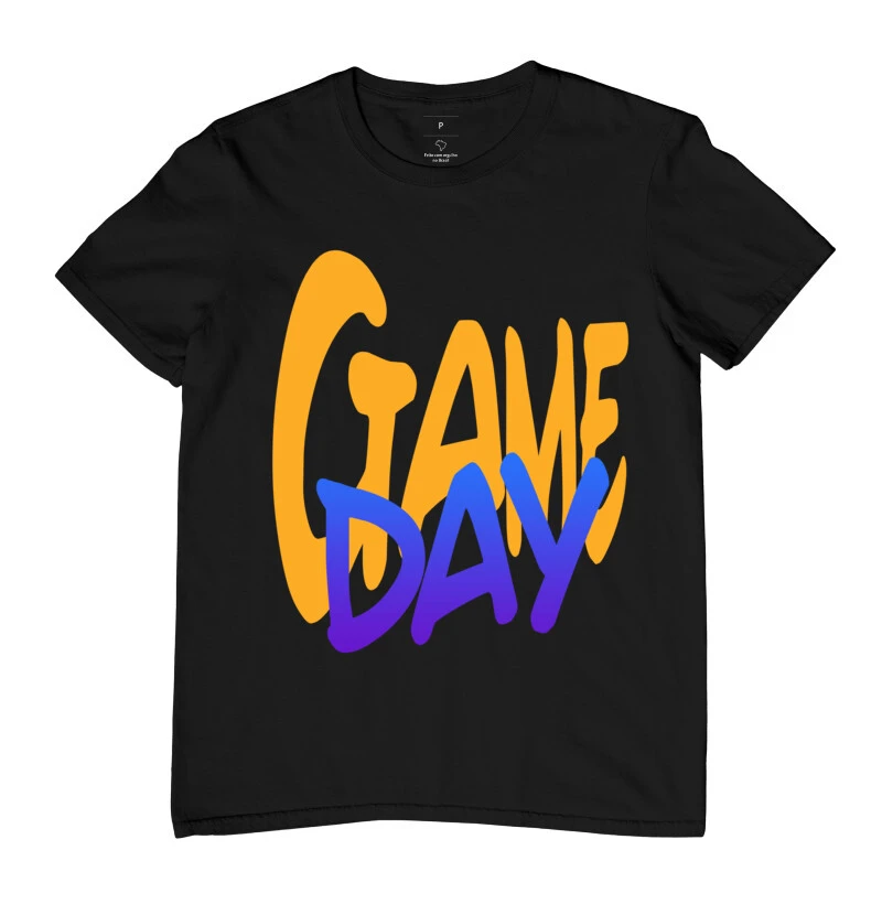 Camiseta Game Day Lettering
