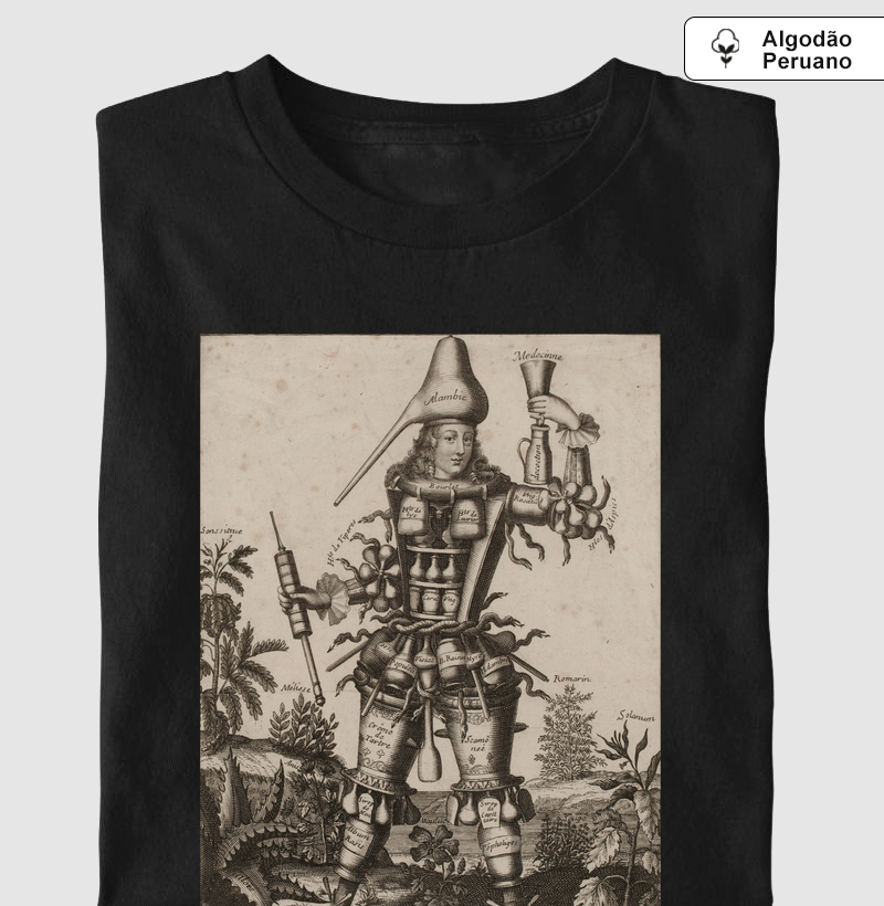 Camiseta de Algodão Peruano O Boticário Barroco: 1675