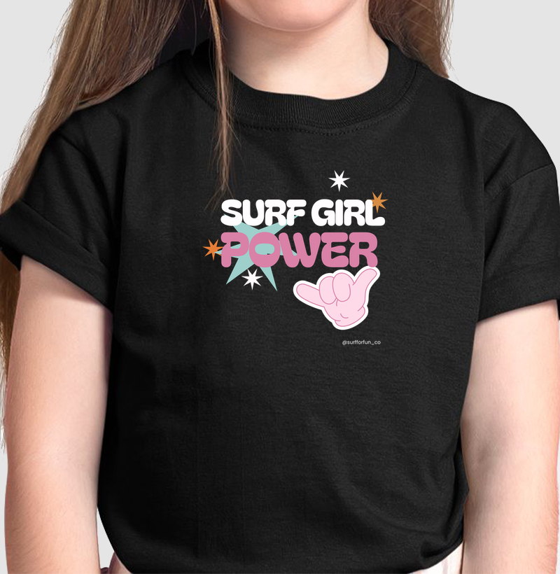 Surf girl power - Camiseta Infantil