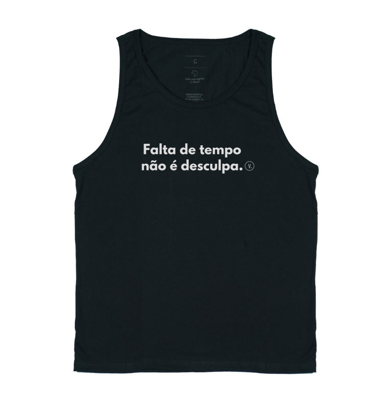 Falta de tempo não é desculpa.