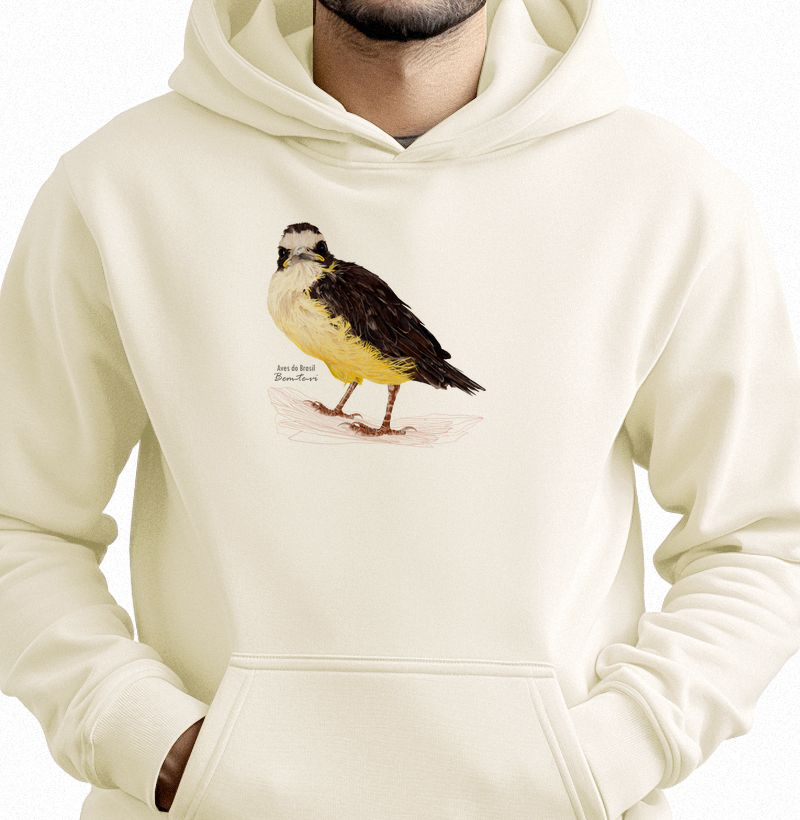 Aves do Brasil - Bem-te-vi Filhote - Moletom Hoodie