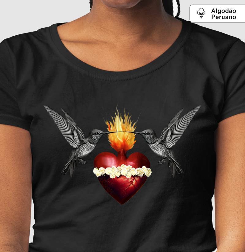 Amor Alado em chamas
