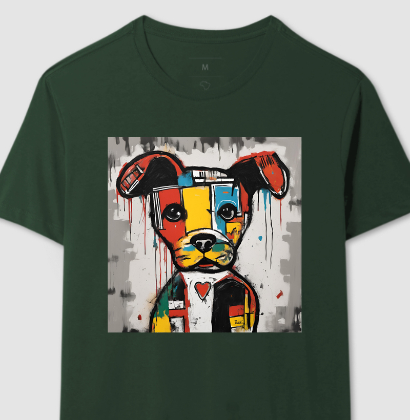136 - Camiseta algodão - Dogheart