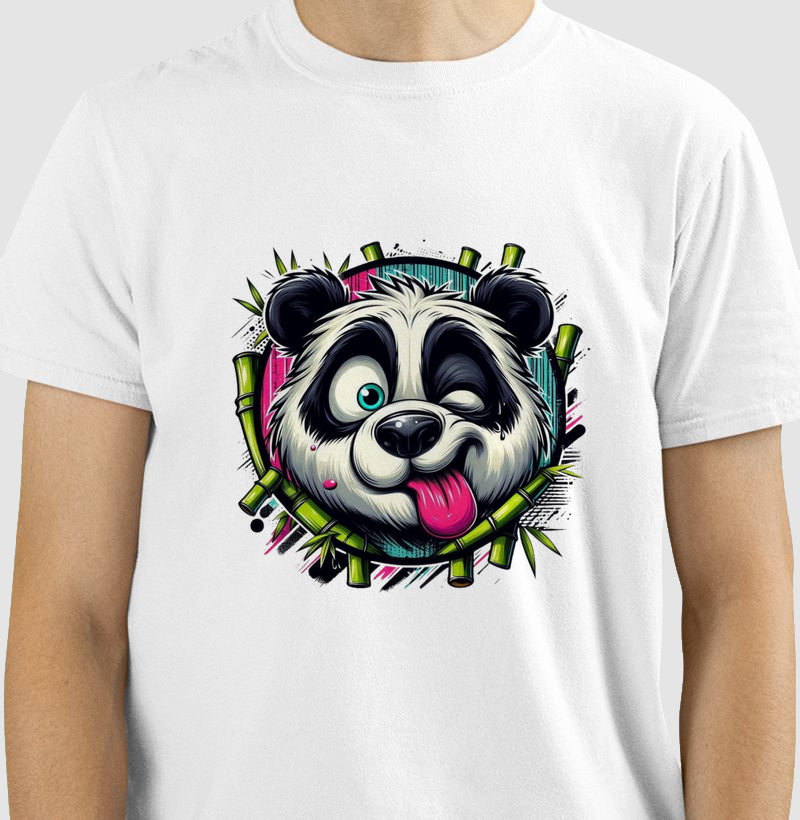 Camiseta Panda Unissex
