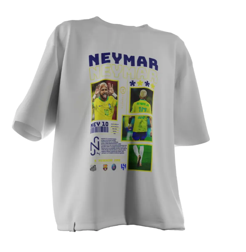 Camisa Neymar Jr. Gênio Brasileiro
