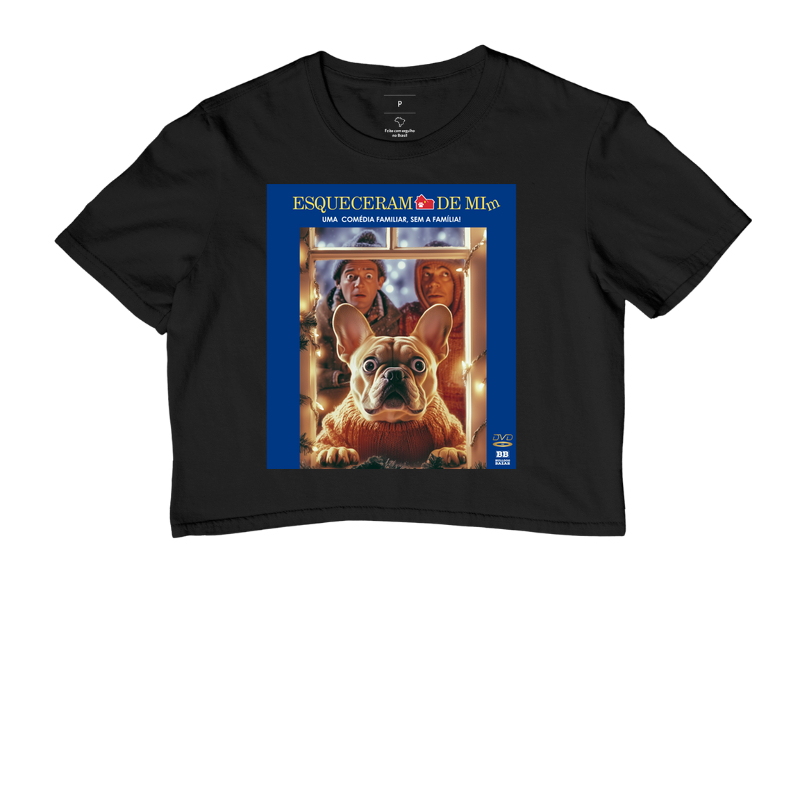 Cropped Bulldog Frances "Esqueceram de mim"