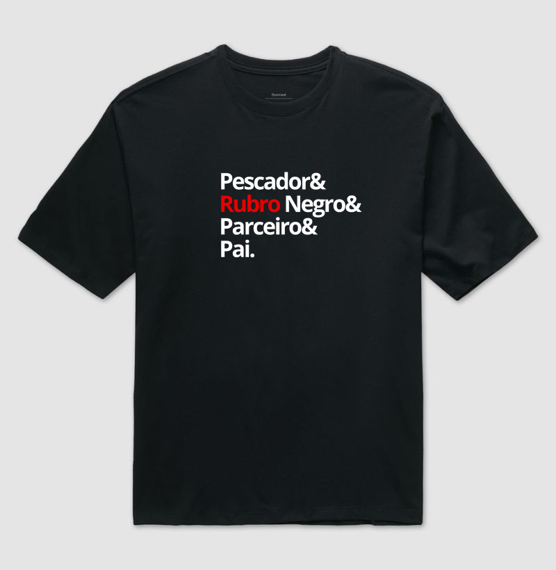 RUBRO NEGRO PAI - OVERSIZED
