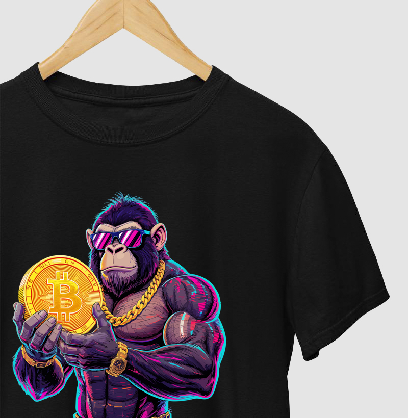 Camiseta Bitcoin Gorilla