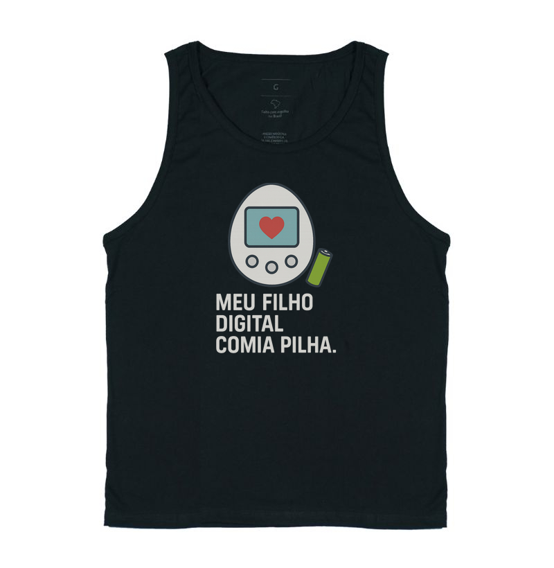 Meu filho digital comia pilha