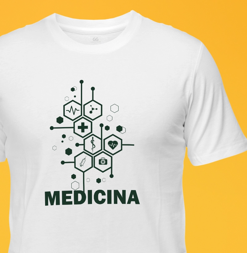 Camiseta Medicina - masculina