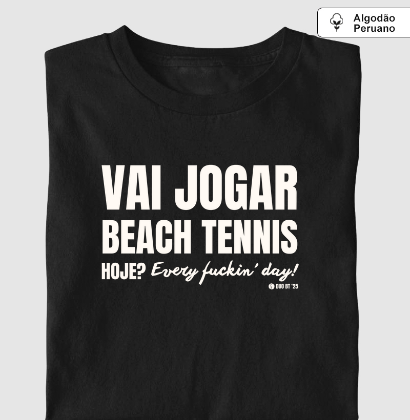 Vai Jogar Beach Tennis Hoje?