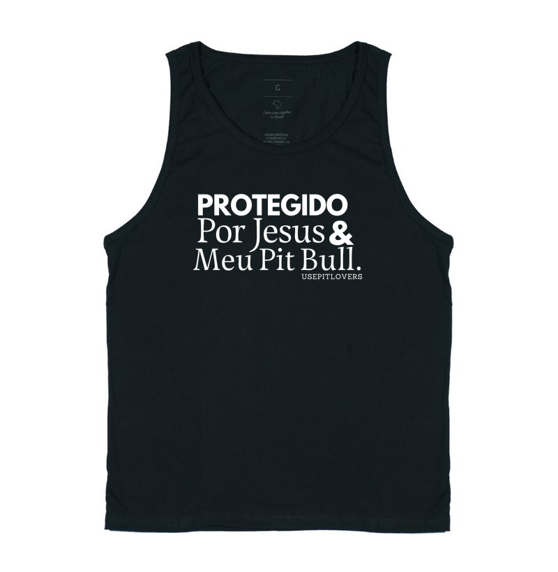 PROTEGIDO POR JESUS E MEU PIT BULL