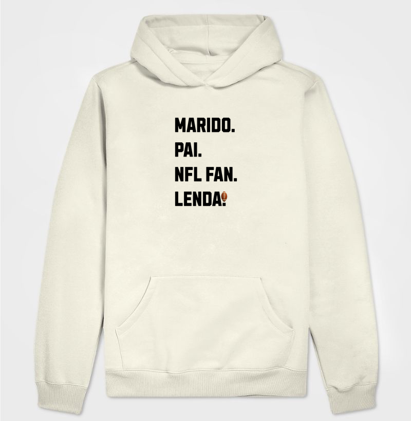 Marido. Pai. NFL Fan. Lenda.