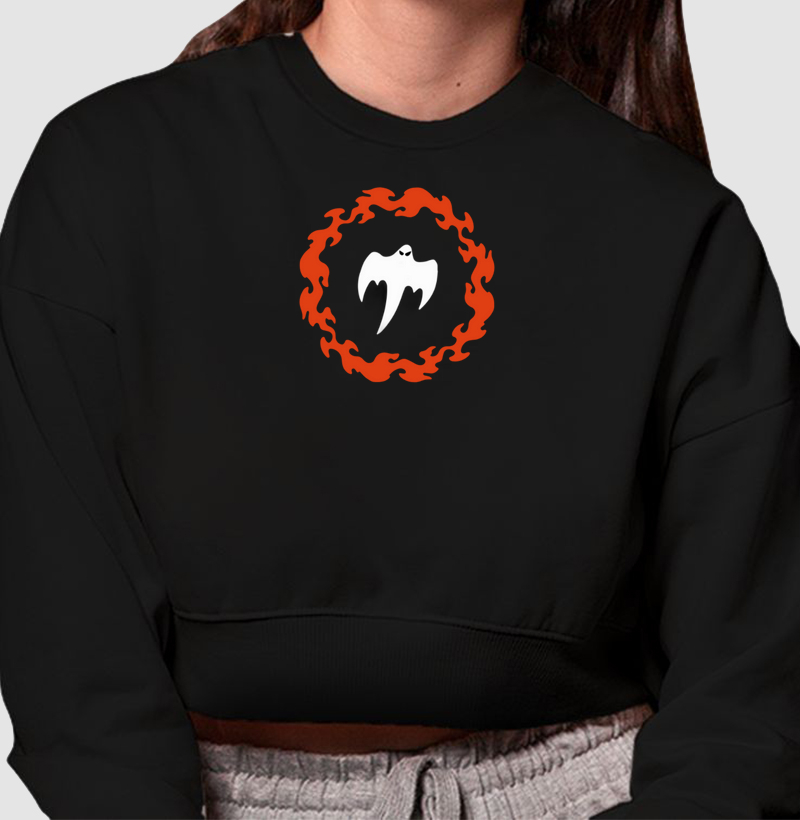 Cropped Moletom Ghosting
