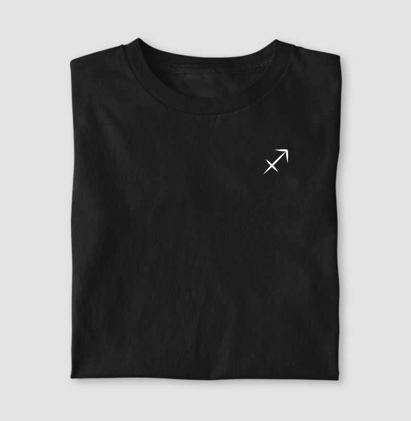 Camiseta Signos SÍMBOLO DE SAGITÁRIO - PRETA