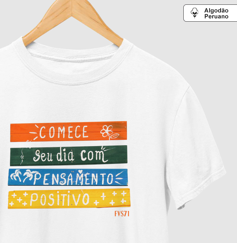 Comece seu dia com pensamento positivo