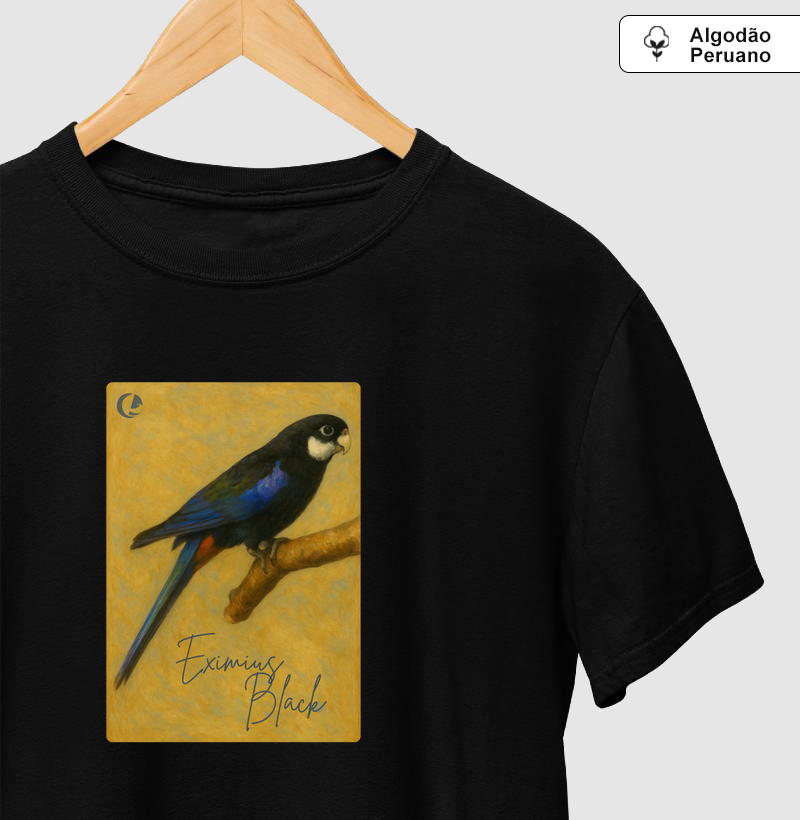 Camiseta Algodão Peruano - Eximius Black